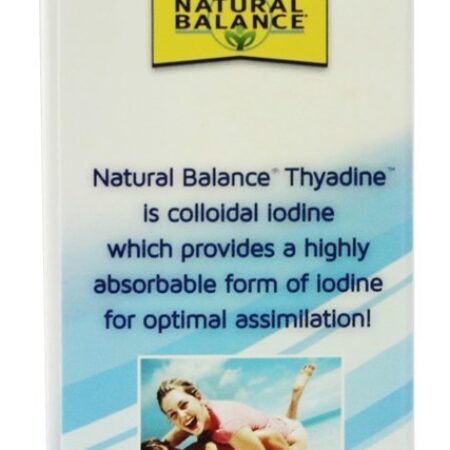Thyadine Rico Bio-Disponível Iodo 150 mcg. - 0.5 oz. (Anteriormente Trimedica ) Natural Balance - Imagem 4