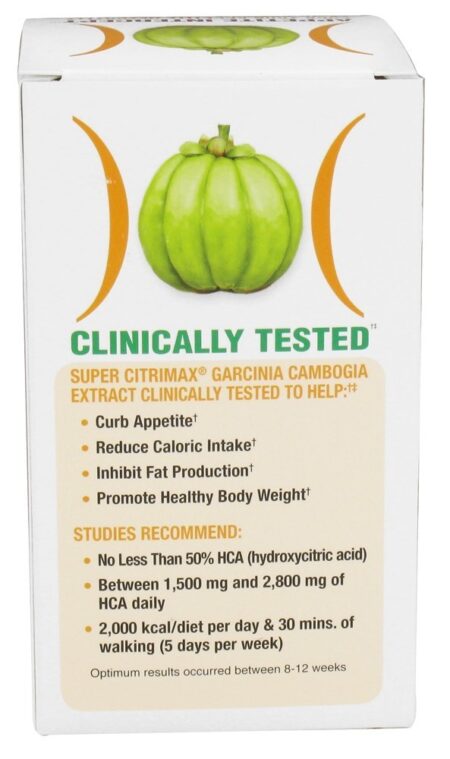 Super Citrimax Garcinia Cambogia Extrair Apetite Interceptar - Cápsulas 120 Natrol - Image 3