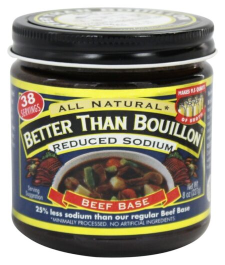 Base de Carne Reduzida De Sódio - 8 oz. Better Than Bouillon