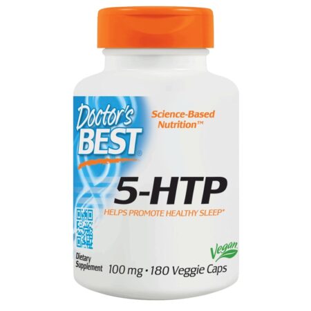 5-HTP para um sono saudável 100 mg . - Cápsulas vegetarianas 180 Doctor's Best