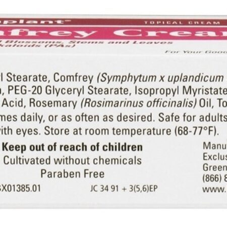 Frisado Naturalmente Traumaplant Comfrey Creme - 1.76 oz. EuroPharma - Imagem 2