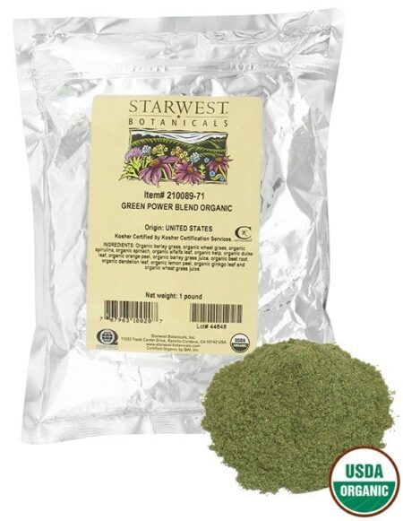 Bulk GreenPower Mistura Orgânica - 1 lb. Starwest Botanicals