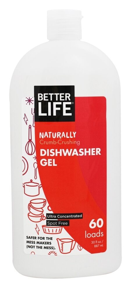 Gel de Lavar Louça Naturalmente Esmagado 60 - 30 fl. oz. Better Life