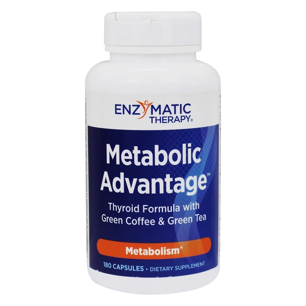 Metabolic Advantage Fórmula Para a Tireóide - Cápsulas 180 Enzymatic Therapy