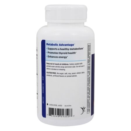 Metabolic Advantage Fórmula Para a Tireóide - Cápsulas 180 Enzymatic Therapy - Imagem 3
