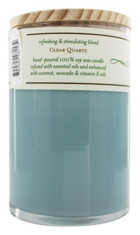 Massagem & Aromaterapia Soja Vela Hortelã-pimenta, Eucalipto & Gengibre - 12 oz. Terra Essential Scents - Image 2