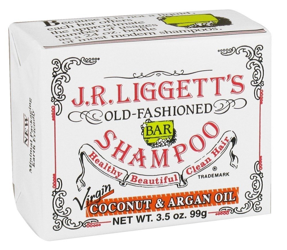 Velho-Moda Xampu Bar Virgem Coco & Argan óleo - 3.5 oz. JR Liggett's
