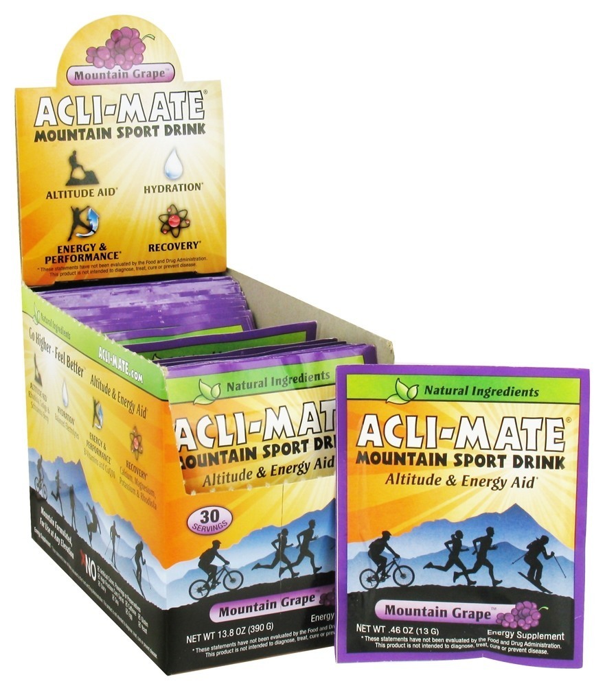 Montanha esporte bebida montanha uva - 30 Pacotes (s) Acli-Mate