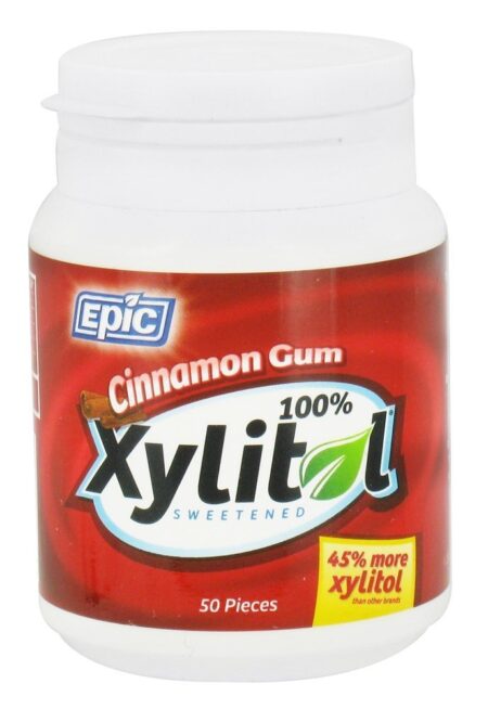 Canela de goma adoçada com xilitol - 50 Peça (s) Epic Dental