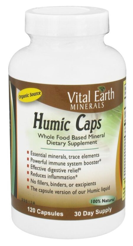 Tampas Humic 600 mg. - Cápsulas 120 Vital Earth