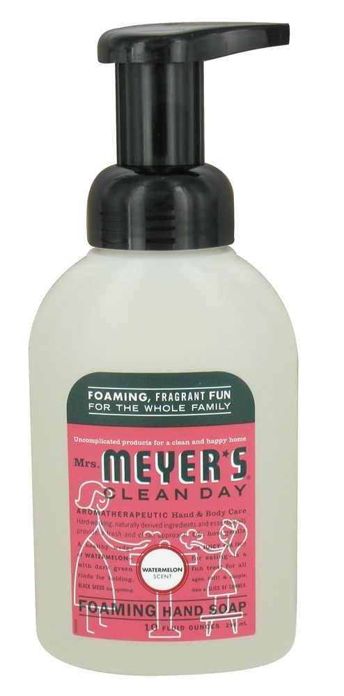 Dia limpo, espuma, mão, sabão, melancia - 10 fl. oz. Mrs. Meyer's