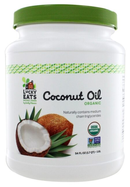 Óleo de coco orgânico por LuckyVitamin - 54 fl. oz. LuckyEats