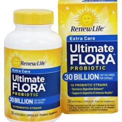 Ultimate Flora Probiótico Cuidado Extra 30 Bilhões de UFC - Cápsulas 30 Renew Life