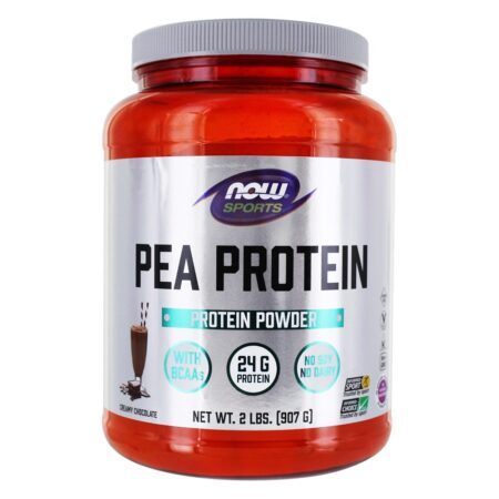 AGORA Sports Pea Protein Powder Chocolate Cremoso - 2 lbs. NOW Foods