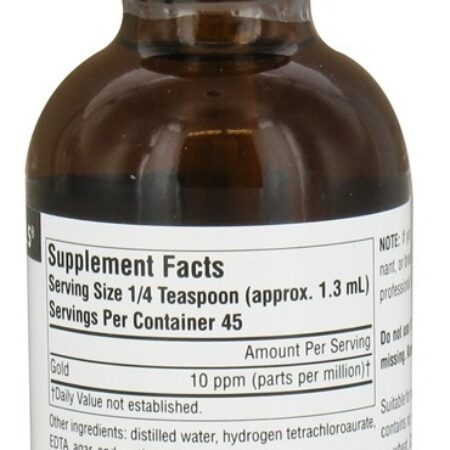 Ouro Ultra Coloidal 10 Ppm - 2 fl. oz. Source Naturals - Imagem 2