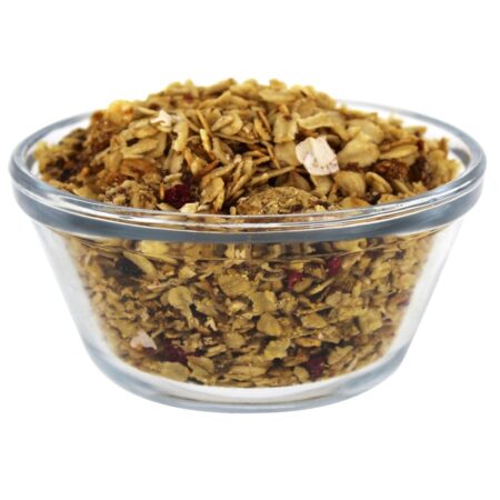 Orgânico Glúten-Livre Unsweetened Granola Baga Coco - 12 oz. New England Naturals - Image 3