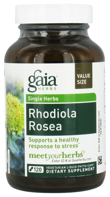 Phyto-Caps de Rhodiola Rosea - Cápsulas vegetarianas 120 Gaia Herbs