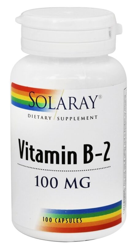 Vitamina B2 100 mg. - Cápsulas 100 Solaray