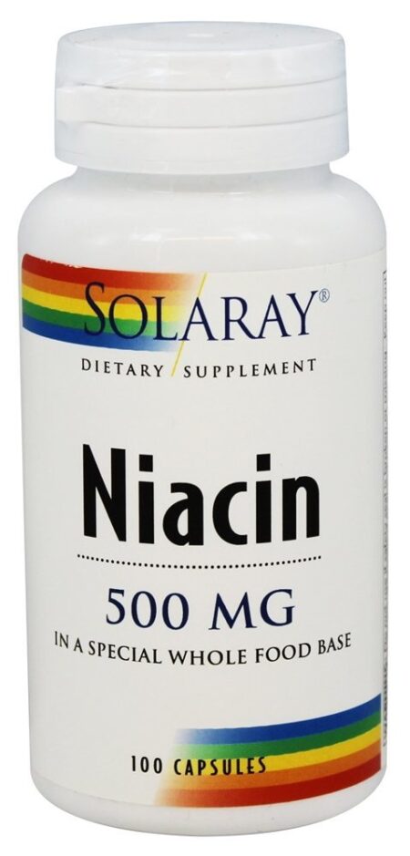 Niacina 500 mg. - Cápsulas 100 Solaray