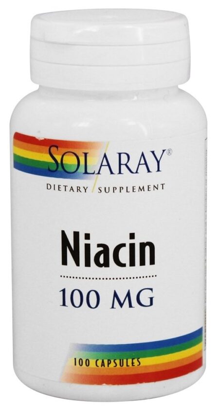 Niacina 100 mg. - Cápsulas 100 Solaray