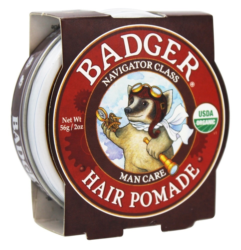 Pomada de cabelo de cuidado de homem - 2 oz. Badger