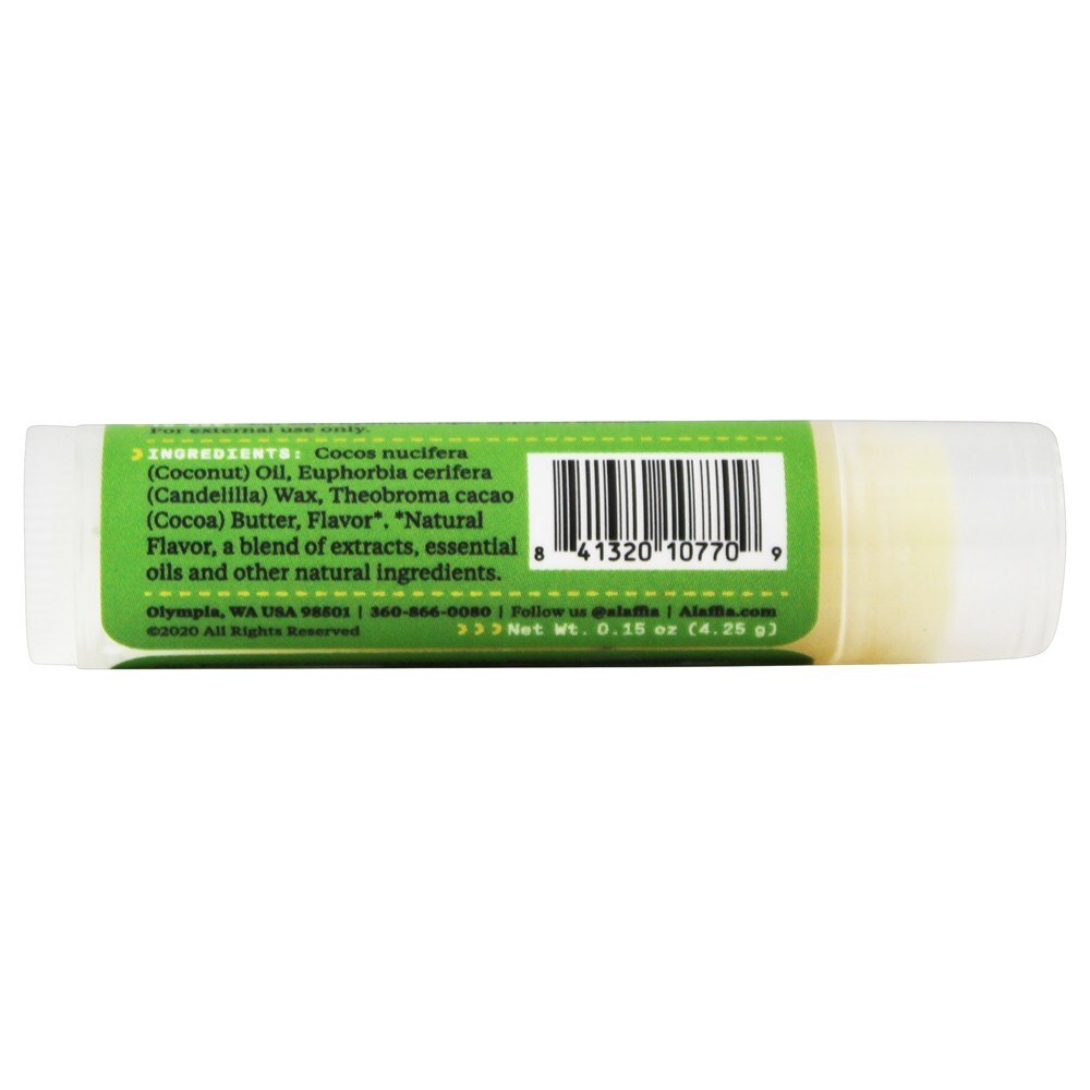 Everyday Coconut Vegan Lip Balm Purely Coconut - 0.15 oz. Alaffia - Imagem 2