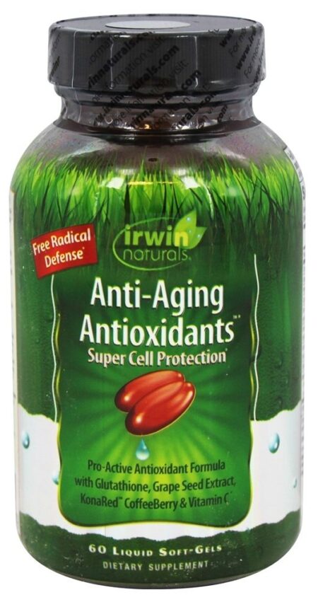 Antioxidantes Antienvelhecimento - 60 Softgels Irwin Naturals