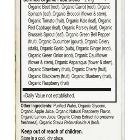 mykind Organics B12 em Spray Sabor Framboesa - 2 fl. oz. Garden of Life - Imagem 2