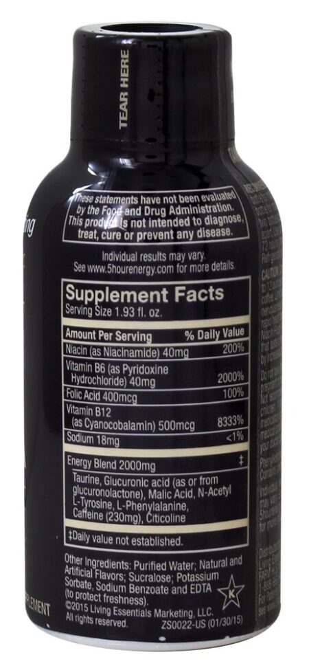 Uva Extra Resistente - 1.93 fl. oz. 5-Hour Energy - Image 2