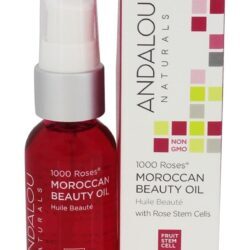 1000 Rosas Marroquino Beleza óleo com Rosa Haste Células - 1 fl. oz. Andalou Naturals