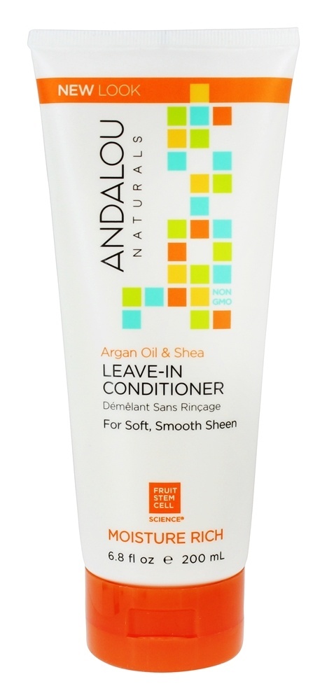 Óleo de Argan & Shea Moisture Rich Leave-In Conditioner - 6.8 fl. oz. Andalou Naturals