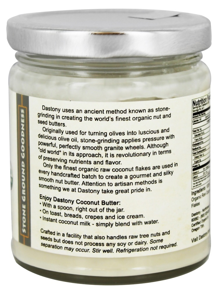 100 % Manteiga De Coco Orgânica - 8 oz. Dastony - Imagem 3