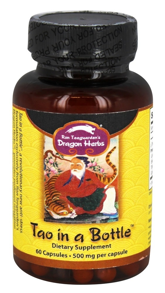 Tao em uma garrafa 500 mg. - Cápsulas vegetarianas 60 Dragon Herbs