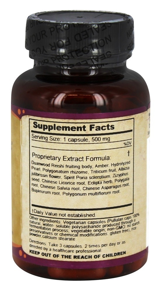 Pearl Shen 500 mg. - Cápsulas vegetarianas 100 Dragon Herbs - Imagem 2