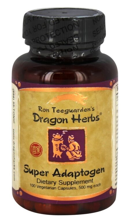 Super Adaptogen 500 mg. - Cápsulas vegetarianas 100 Dragon Herbs