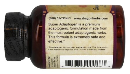 Super Adaptogen 500 mg. - Cápsulas vegetarianas 100 Dragon Herbs - Image 3