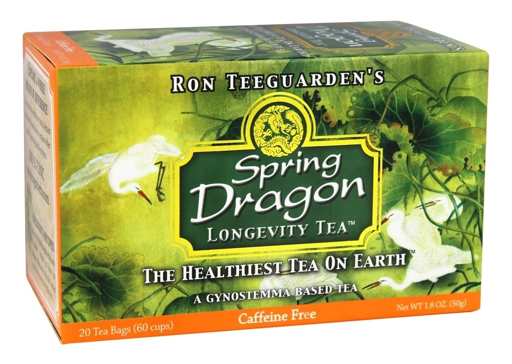 Chá Da Longevidade De Dragon Da Primavera Livre De Cafeína - 1.8 oz. Dragon Herbs