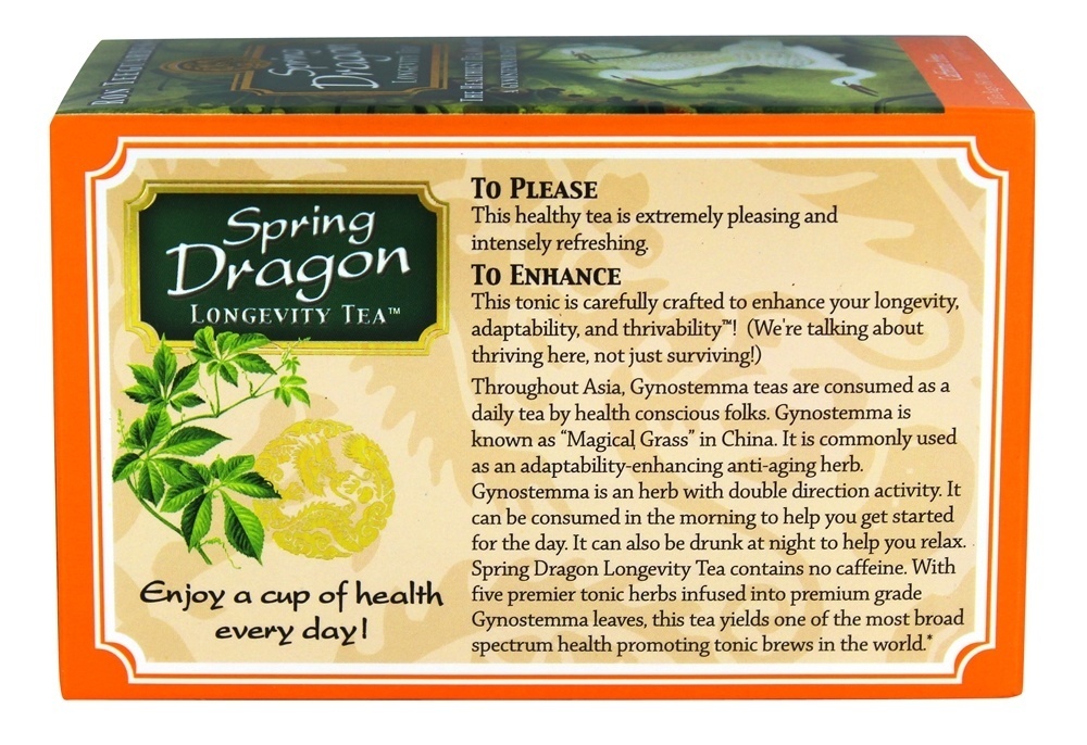 Chá Da Longevidade De Dragon Da Primavera Livre De Cafeína - 1.8 oz. Dragon Herbs - Imagem 4