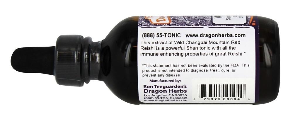 Gotas de Reishi selvagens - 2 oz. Dragon Herbs - Imagem 3
