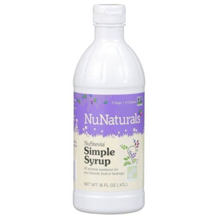 Xarope Simples NuStevia - 16 fl. oz. NuNaturals