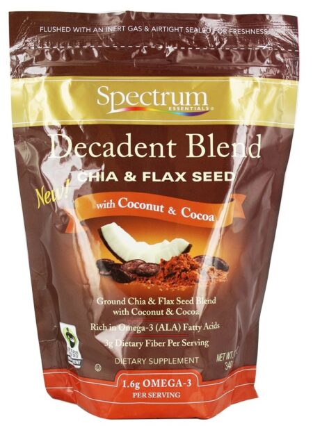 Mistura Decadente de Chia & Flaxseed - 12 oz. Spectrum Essentials