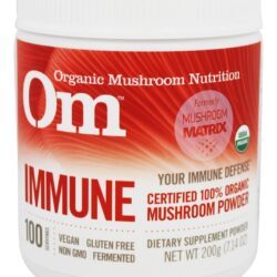 Cogumelo Orgânico Imune Em Pó - 7.14 oz. Matriz de Cogumelo Anteriormente Om