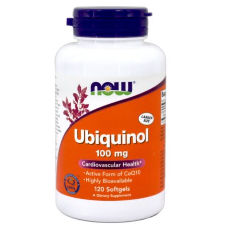 Ubiquinol Para Saúde Cardiovascular 100 mg. - 120 Softgels NOW Foods