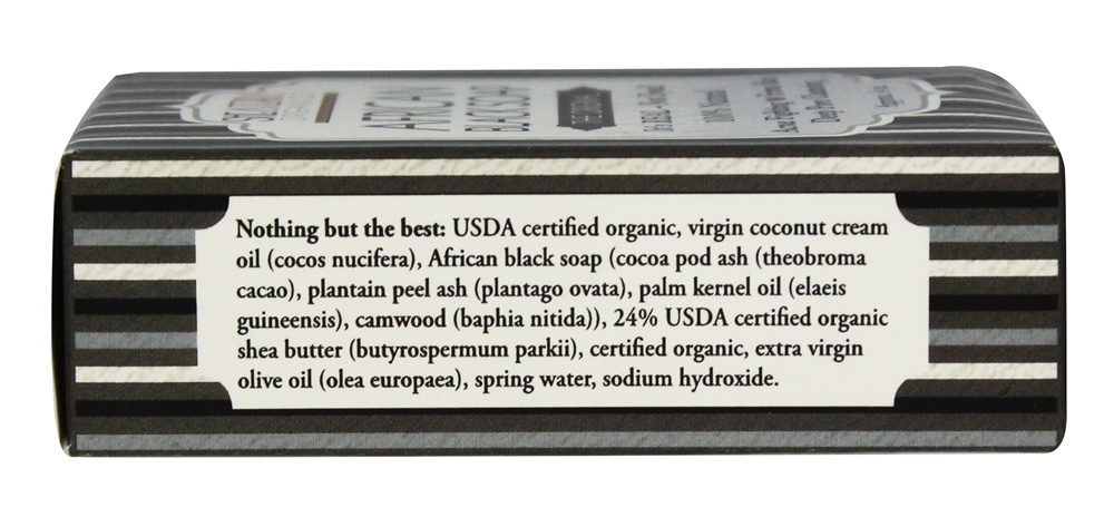 Karité Sabão Africano Preto - 4 oz. Shea Terra Organics - Imagem 2