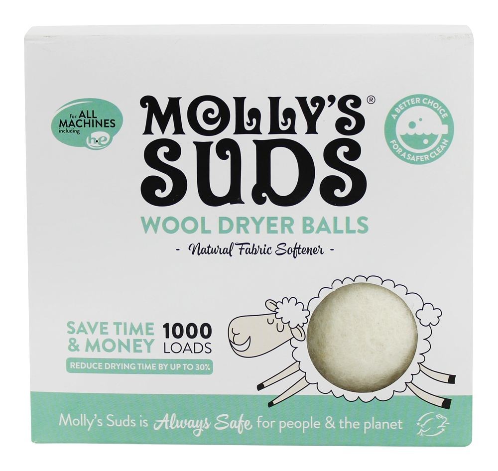 Bolas de secador de lã - 3 Ball (s) Molly's Suds