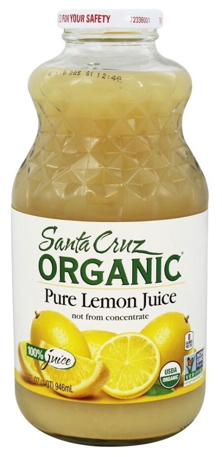 Suco de Limão Orgânico Pure - 32 fl. oz. Santa Cruz Organic