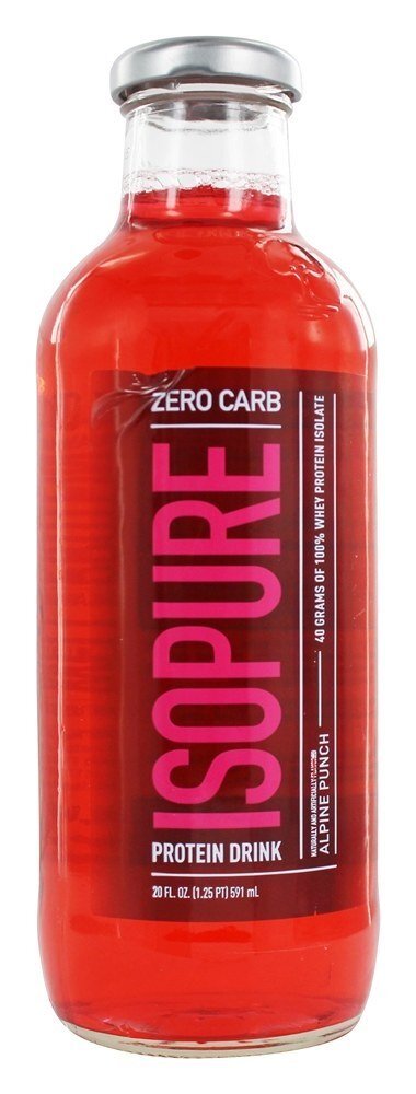 Isopure Zero Carb RT Alpino Soco - 20 fl. oz. Nature's Best
