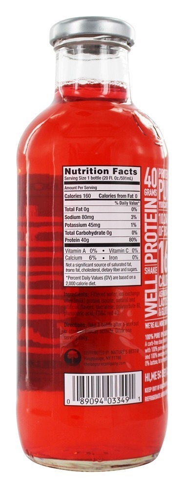 Isopure Zero Carb RT Alpino Soco - 20 fl. oz. Nature's Best - Imagem 2