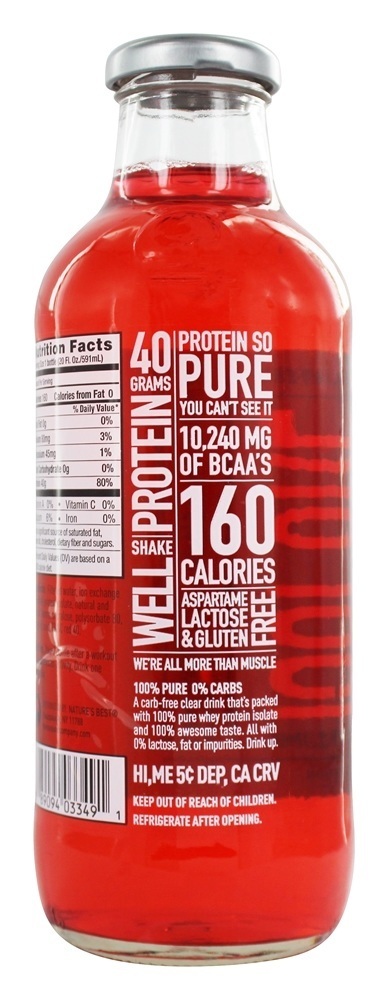 Isopure Zero Carb RT Alpino Soco - 20 fl. oz. Nature's Best - Imagem 3