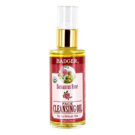 Óleo de limpeza facial Damascus Rose - 2 fl. oz. Badger - Image 2